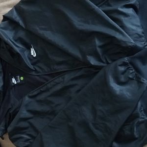 Men's Black Nike full zip hoodie Jacket Size XL